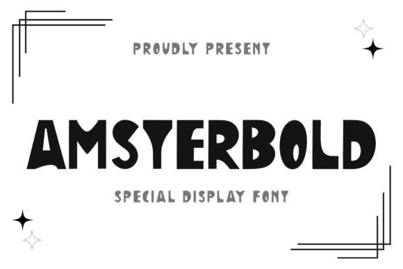 Amsterbold: A Display Font That Balances Quirk and Polish