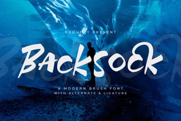Backsock: A Playful Brush Font for Modern Brand Identity