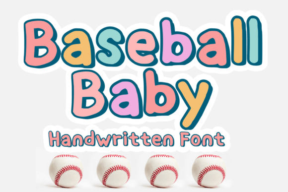 Baseball Baby Font: A Playful, Professional Display Typeface