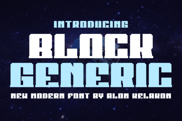 Block Generic: A Bold Display Font for Campaign Headlines