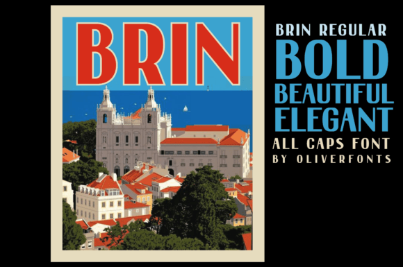 Brin: A Bold Display Font That Commands Attention Online