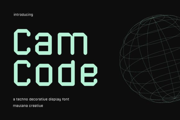 Camcode: A Futuristic Display Font That Actually Works