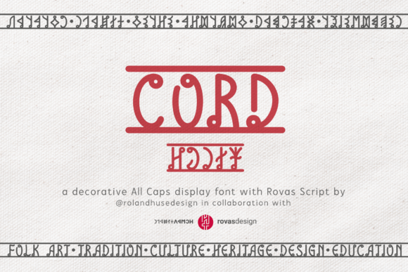 Cord: A Display Font That Bridges Vintage Charm and Modern Clarity