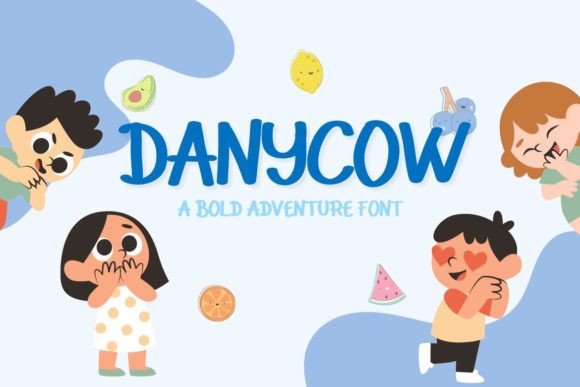 Danycow: A Playful Handwritten Display Font for Digital Brands