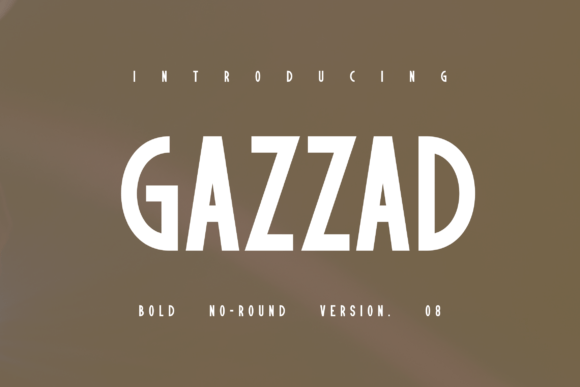 Gazzad: A Bold Display Font for Scroll-Stopping Marketing