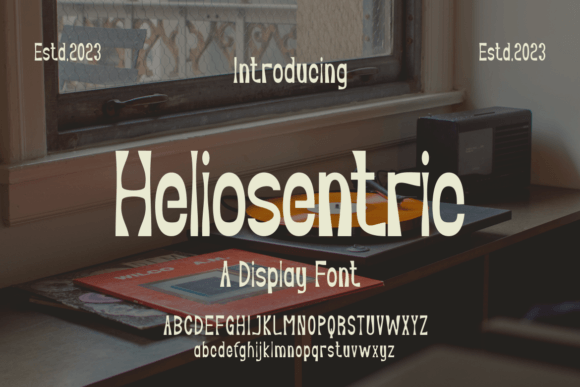Heliosentric Font: Bold, Authentic Display Type for Your Brand
