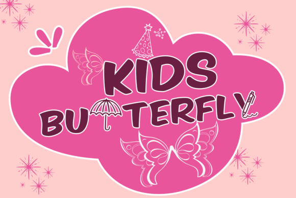 Kids Butterfly: A Playful Display Font for Children’s Digital Brands