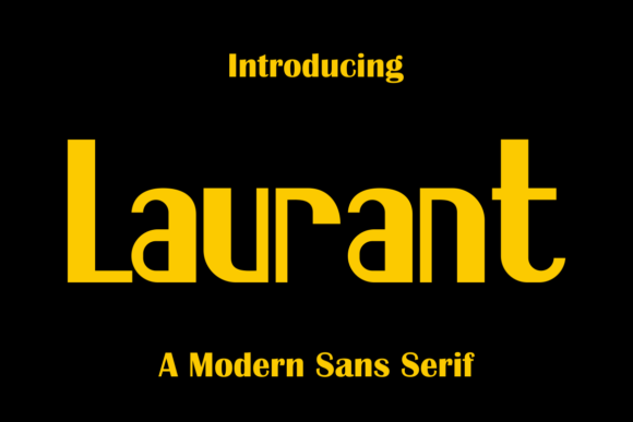 Laurant: A Sweet, Friendly Display Font for Branding That Feels Human