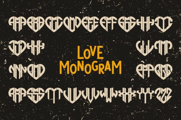 Love Monogram: A Thoughtful Display Font for Editorial Warmth