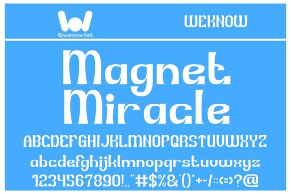Magnet Miracle: A Display Font That Anchors Editorial Calm