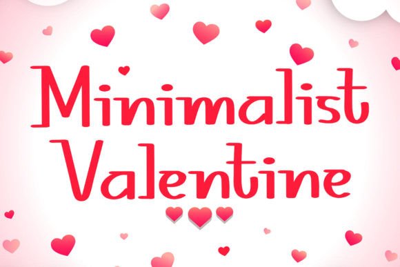 Minimalist Valentine: A Refined Script Font for Digital Branding
