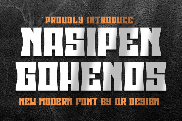 Nasipen Gohenos: A Display Font with Quiet Authority