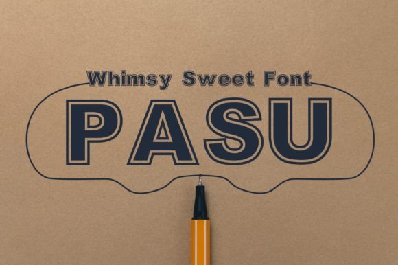 Pasu: A Display Font That Commands Attention