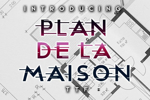 Plan De La Maison: A Display Typeface That Elevates Digital Branding