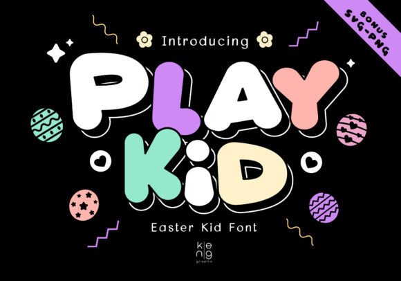 Play Kid: A Playful Display Font That Makes Your Brand Unforgettable