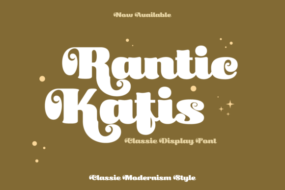 Rantic Kafis: A Display Font That Earns Its Space