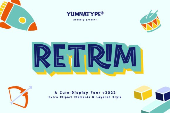 Retrim: A Display Font That Adds Charm Without Sacrificing Clarity