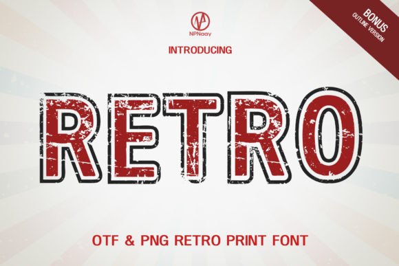 Retro V4: A Grunge-Infused Display Typeface for Editorial Impact
