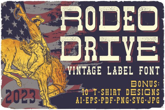 Rodeo Drive: A Display Font That Commands Attention