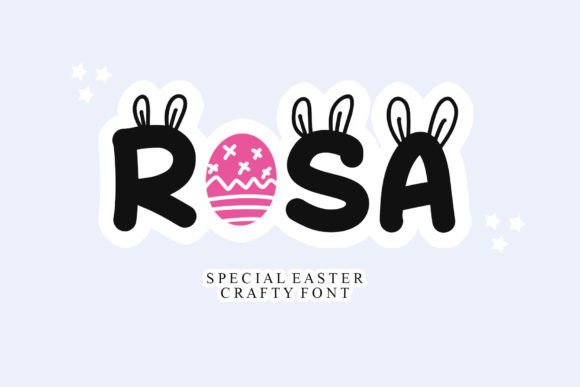 Rosa: A Charming Easter Display Font for Digital Brands