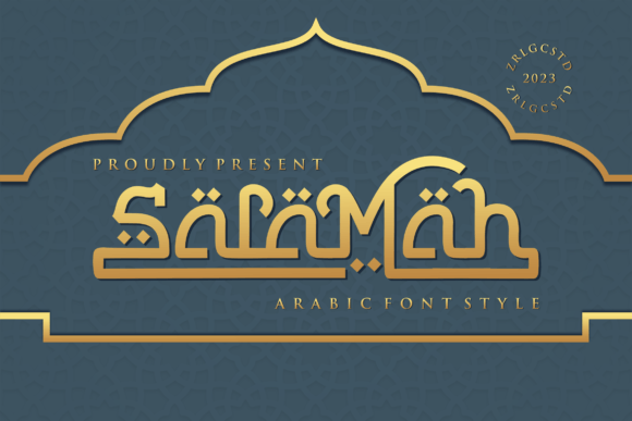 Salamah: A Luxury Arabic Display Font for Brand Confidence