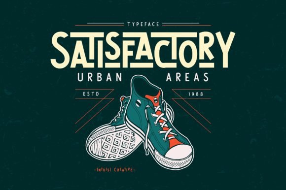 Satisfactory Font: A Vintage Display Typeface That Elevates Your Brand