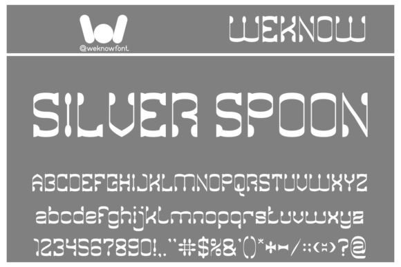 Silver Spoon: A Display Font That Elevates Digital Branding