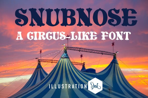 Snubnose: A Bold Display Font That Elevates Handmade Products