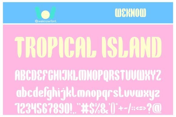Tropical Island: A Display Font That Makes Headlines Stick