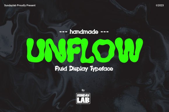 Unflow Typeface: A Display Font That Makes Your Brand Instantly Memorable